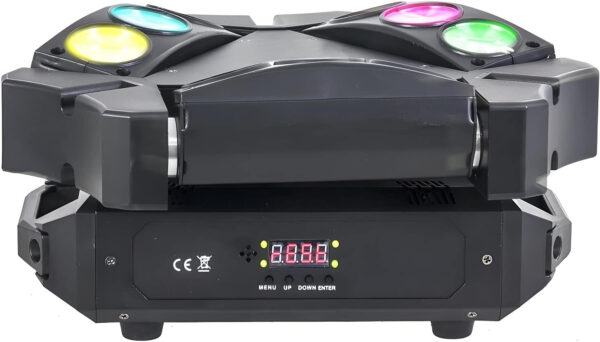 Intimidation 9BEAM-MINI Spider 9 x 10W RGBW LED Dynamic Light Effect - Image 2