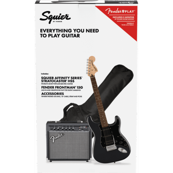 Squier Affinity Series Stratocaster HSS Electric Guitar Pack - Image 17