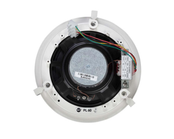 RCF PL60 6" Dual-Cone Ceiling Loudspeaker 6W RMS 8Ω / 100V - Image 5
