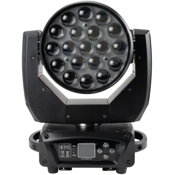 4x Flash Beam LED 1915 Zoom 380W LED Moving Head with Flight Case - Image 2
