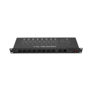 Thor 8 Way DMX Splitter Booster Distributor Rackmount