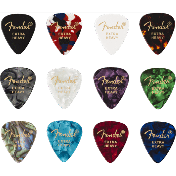 Fender 351 Celluloid Guitar Pick Medley (12-pack) - Image 8