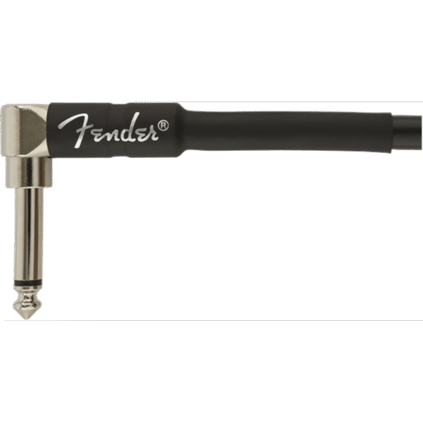 Fender Professional Series Straight to Right Angle Instrument Cable - Black - Image 3