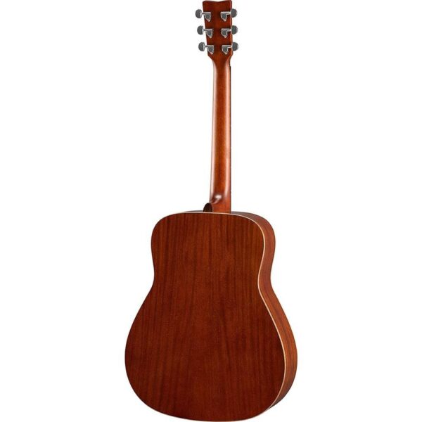 Yamaha FG850 Dreadnought Acoustic Guitar - Natural - Image 3