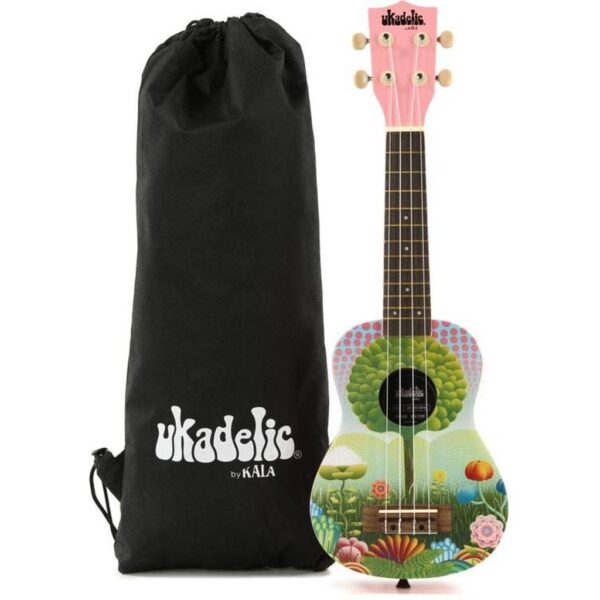 Kala Ukadelic Graphic Top Soprano Ukulele - Image 10