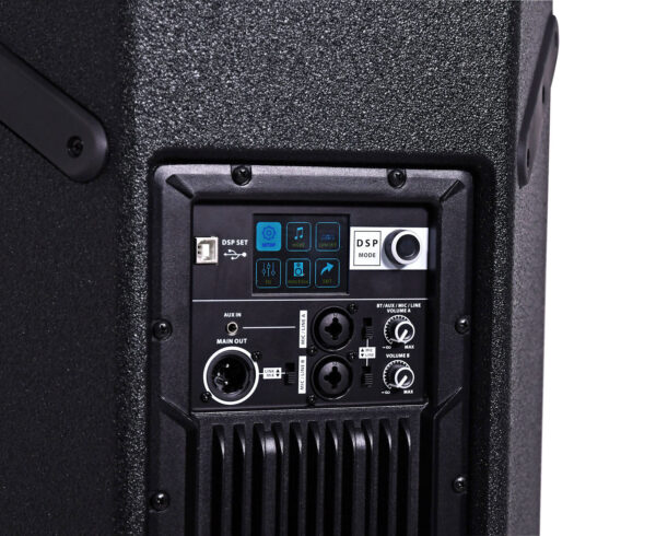 Citronic CORVA High Power 12" Active PA Cabinet 1400W DSP Loudspeaker - Image 5
