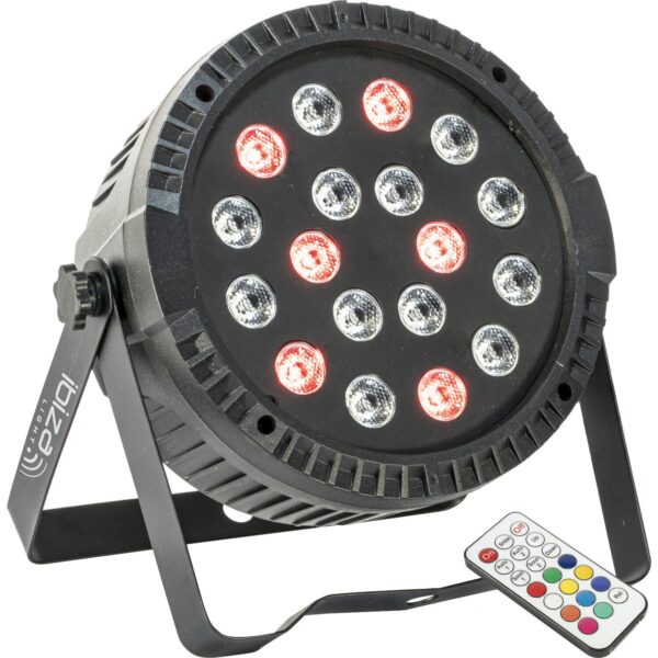 IBIZA THINPAR-18X1W Extra Flat 18 x 1W RGB LED PAR - Image 3