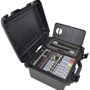 Citronic FLITE-600 Powered Mixer Amplifier 2 x 300W Dual UHF Microphones DSP