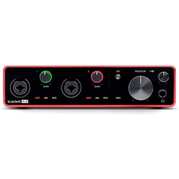 Focusrite Scarlett 4i4 3rd Gen USB Recording Interface - Image 3