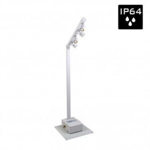 Briteq BTI-AKKUPOLE White Outdoor Battery LED Lighting Pole Wireless DMX