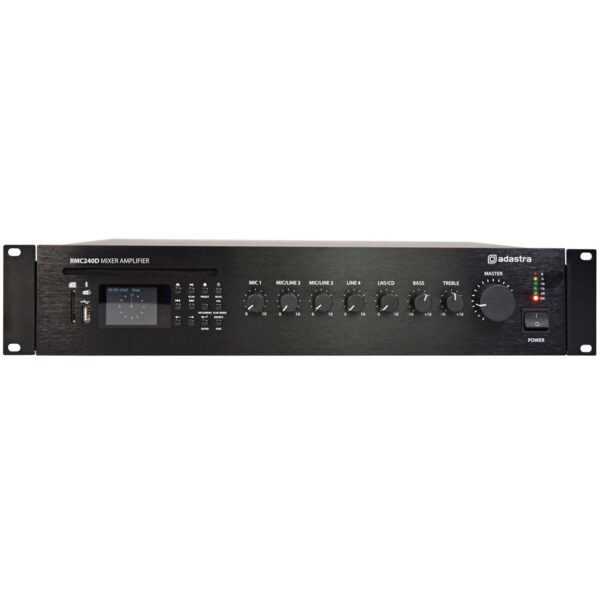 Adastra RMC120D 120W 100V Mixer Amplifier with CD, DAB+, Bluetooth & MP3 Player