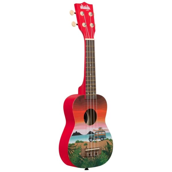 Kala Ukadelic Graphic Top Soprano Ukulele - Image 5
