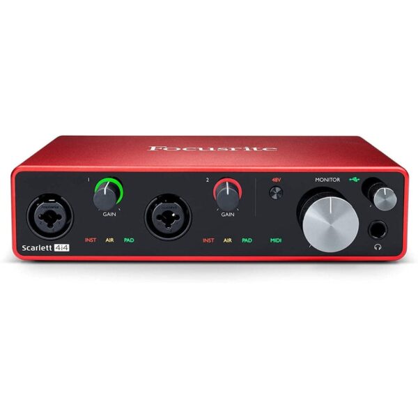 Focusrite Scarlett 4i4 3rd Gen USB Recording Interface - Image 2
