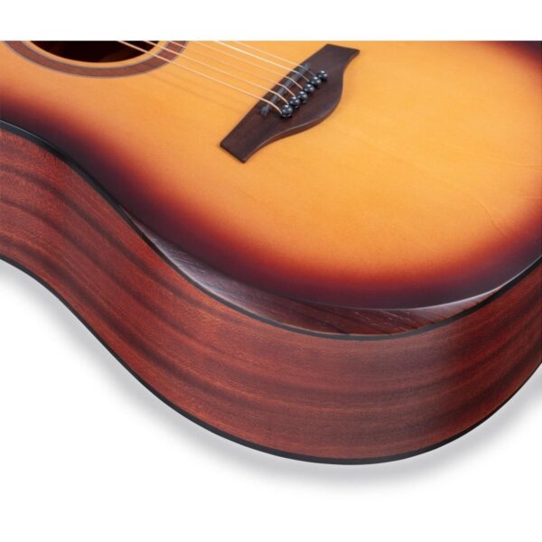 Soundsation EDGE SOLID SDNCE-YSB Dreadnought Cutaway Acoustic Guitar - Image 3