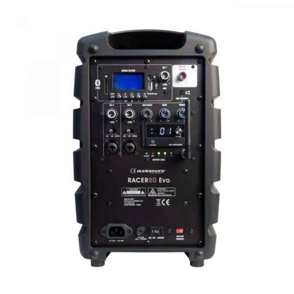 Audiophony RACER80 Evo PA System Battery Bluetooth - Image 3