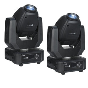 2x Showtec Phantom 65 Spot LED Moving Head