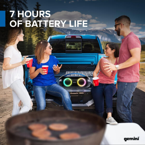 Gemini Sound GGO-230L Portable Bluetooth Speaker Waterproof - Image 5