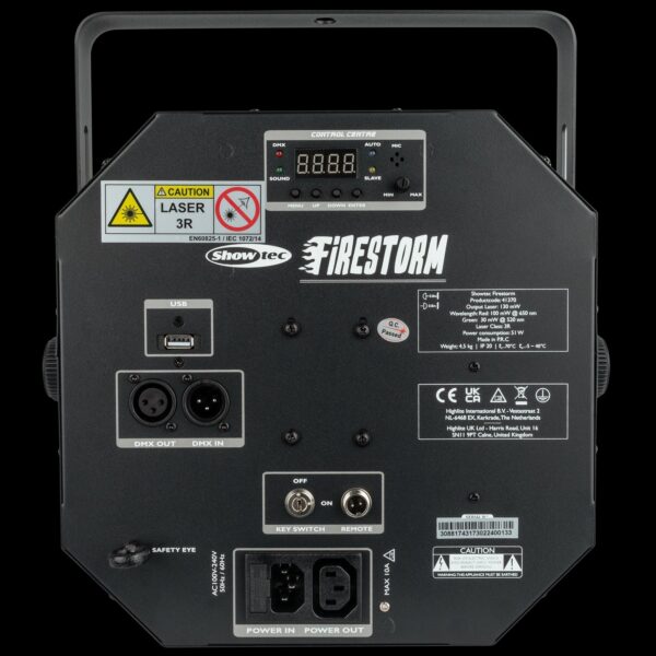 Showtec Firestorm LED Light Effect 4 in-1 Wash LED Strobe - Image 2