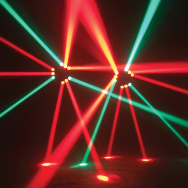 Intimidation 9BEAM-MINI Spider 9 x 10W RGBW LED Dynamic Light Effect - Image 6