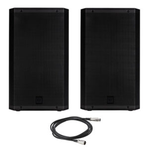 RCF ART915-A 15" Active 2-Way Speaker System 2100W + ART915-AX Bluetooth 2100W Speaker Bundle