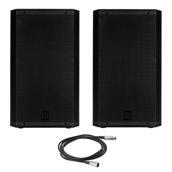 RCF ART915-A 15" Active 2-Way Speaker System 2100W + ART915-AX Bluetooth 2100W Speaker Bundle