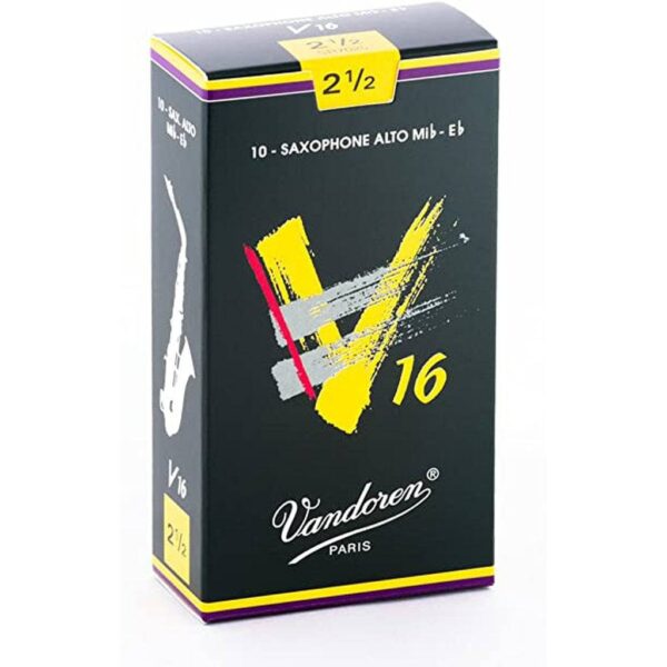 Vandoren V16 Alto Saxophone Reeds - 10 Pack - Image 2