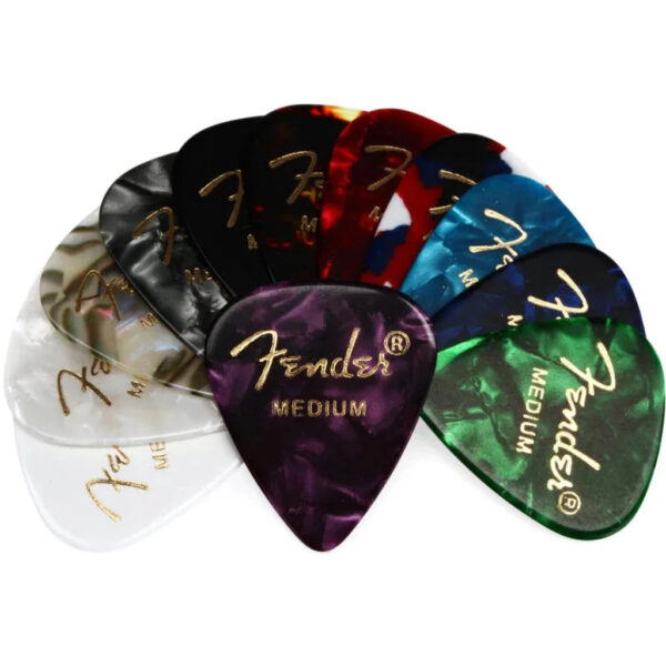 Fender 351 Celluloid Guitar Pick Medley (12-pack) - Image 2
