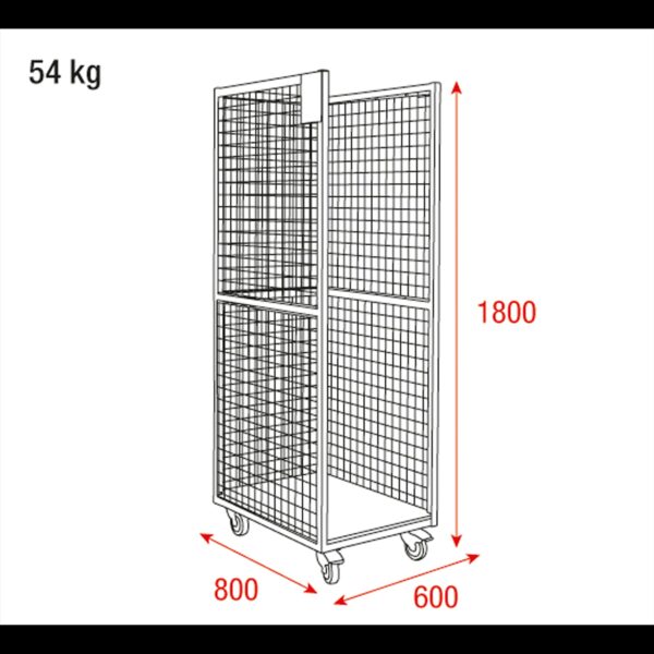 Wentex Trolley for Backdrops – Full Size (180 cm) Heavy-Duty Transport Cart - Image 5