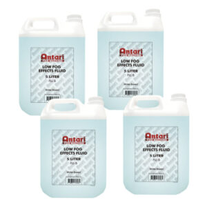 4x Antari FLL-5 Low Fog Effects Fluid 5L Bottle Low Smoke Liquid