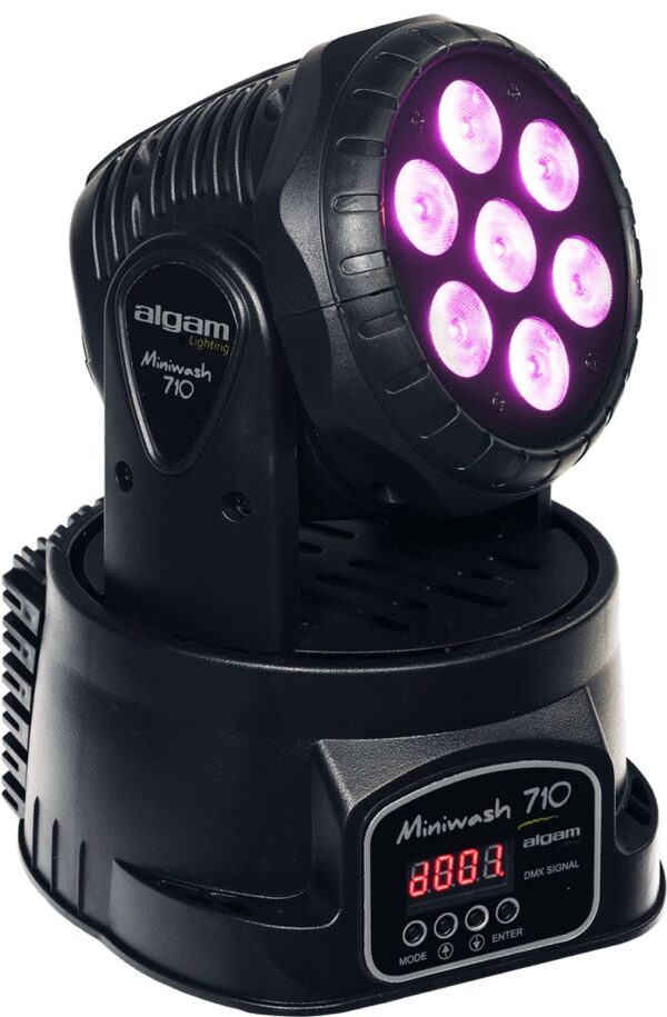 Algam Lighting MOVEWASH710 Mini Wash 7 x 10W RGBW Moving Head