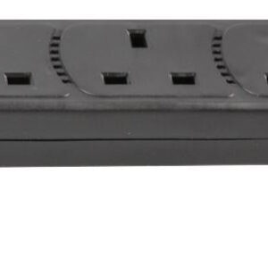 Pro-Elec IEC C14 Plug to 4-Gang 13A socket Mains Extension Lead 2m