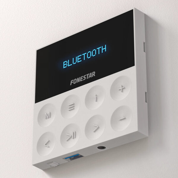 Fonestar KS-WALL In-Wall Stereo Amplifier with Bluetooth and Two Ceiling Speakers, 15 + 15W 8 Ohms - Image 3