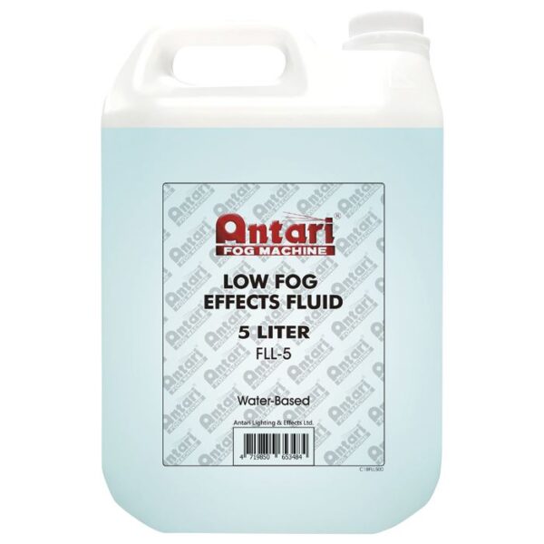 4x Antari FLL-5 Low Fog Effects Fluid 5L Bottle Low Smoke Liquid - Image 2