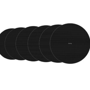 SPA-GRB100 – 6-Pack of Black Replacement Grills for CM20DTS / CM30DTD Ceiling Speakers