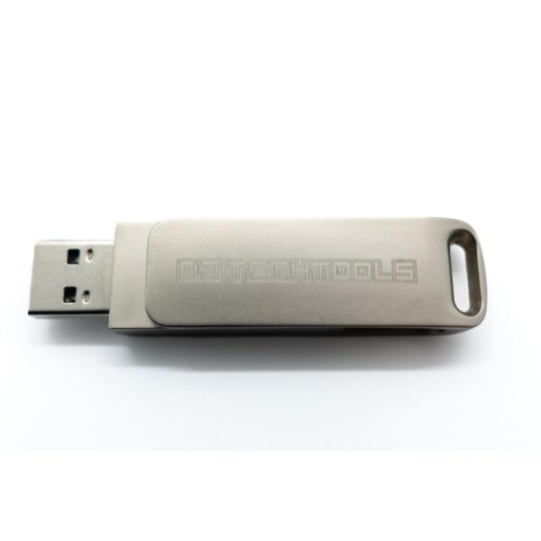 DJ Tech Tools Chroma Drive USB (Chrome) 256GB USB A / USB C