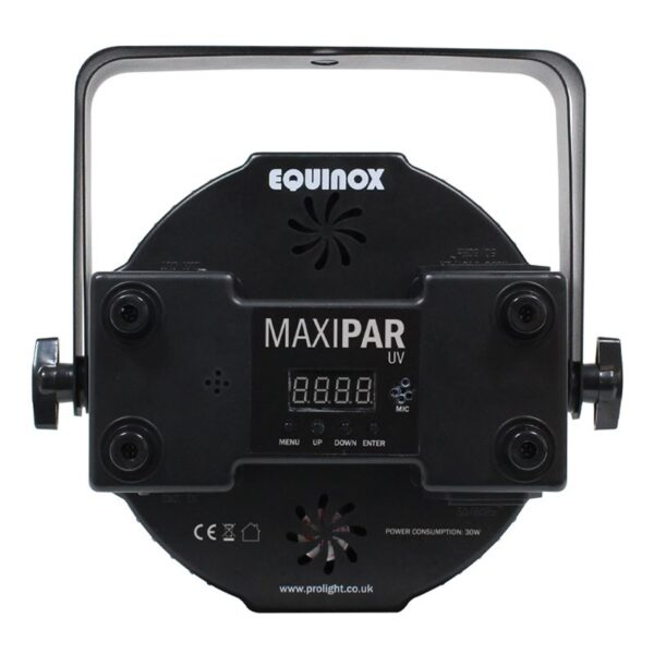 Equinox MaxiPar UV 12 x 3W LED Compact Blacklight Par - Image 3