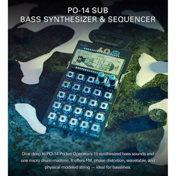 Teenage Engineering PO-14 Pocket Operator Sub Bass Synthesizer and Sequencer - Image 2