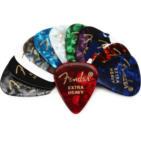 Fender 351 Celluloid Guitar Pick Medley (12-pack) - Image 4