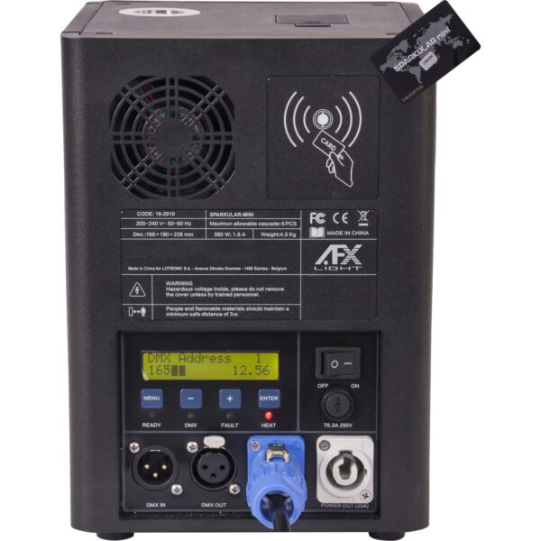 2x AFX Sparkular Mini Cold Spark Machine Bundle inc 10 x Granules Pack - Image 3