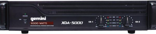 Gemini XGA-5000 Power Amplifier 5000W Rackmount 5000W *BSTOCK*