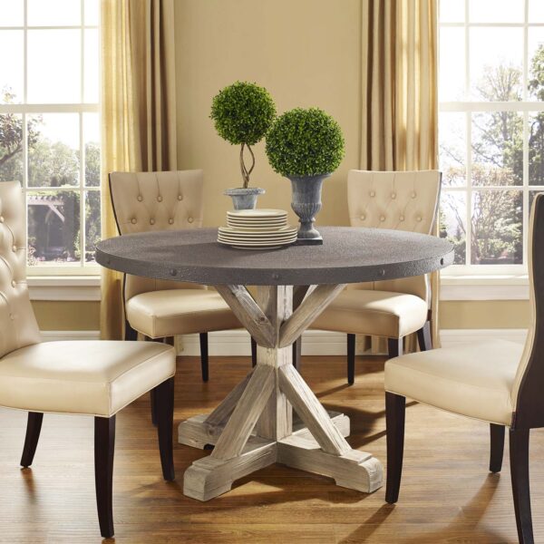 Stitch Round Wood Top Dining Table By Modway - EEI-1207