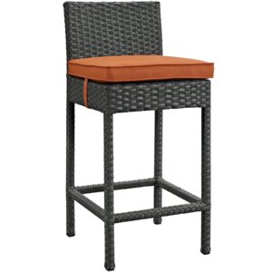 Sojourn Outdoor Patio Sunbrella® Bar Stool By Modway - EEI-1957 - Canvas Tuscan