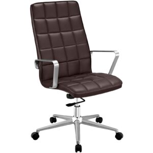 Tile Highback Office Chair By Modway - EEI-2126 - Brown