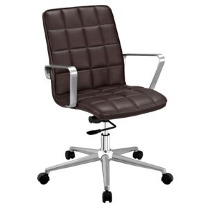 Tile Office Chair By Modway - EEI-2127 - Brown