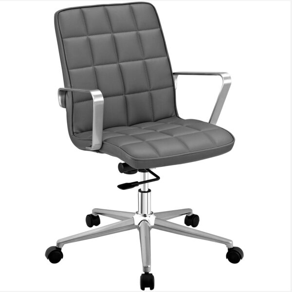 Tile Office Chair By Modway - EEI-2127 - Gray