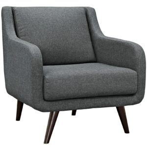 Verve Upholstered Fabric Armchair By Modway - EEI-2128 - Gray