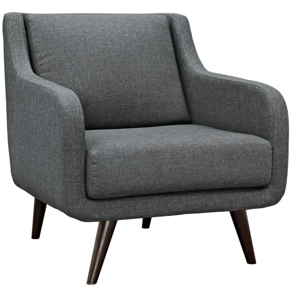 Verve Upholstered Fabric Armchair By Modway - EEI-2128 - Gray