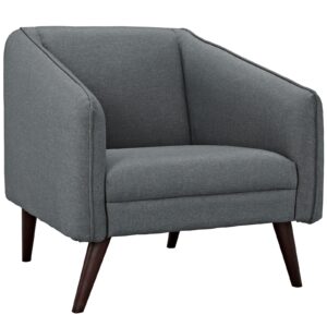 Slide Upholstered Fabric Armchair By Modway - EEI-2132 - Gray