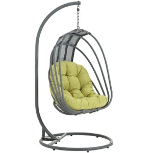 Whisk Outdoor Patio  Swing Chair With Stand By Modway - EEI-2275 - Peridot