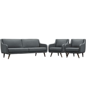 Verve Living Room Set Set of 3 By Modway - EEI-2445 - Gray